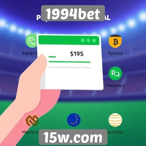 Métodos de pagamento aceitos no 1994bet